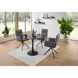 Stolkom Josh Esstisch - 90 cm Keramik, Farbwahl:Weiß