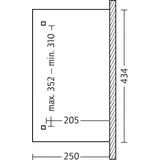 SKANHOLZ Skan Holz Terrassenüberdachung Ravenna 434 cm x 250 cm