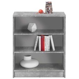 Bega Consult Bücherregal OPTIMUS, Betondekor - Weiß - 72 x 86 cm - 2 Einlegeböden