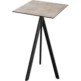 Essentials Infinity Klapptisch 70 x 70 x 110 cm schwarz