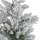 Beliani Künstlicher Weihnachtsbaum Weiß 90 cm