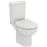 Ideal Standard WC-Paket Standtiefspül-WC ohne Spülrand RimLS+ Weiß