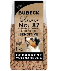 Bubeck Nr. 87 Sensitive Lammfleisch mit Gerste und Reis Hundetrockenfutter 1 Kilogramm