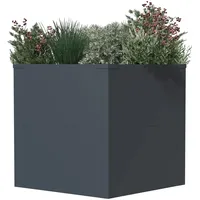 Westmann Talus Pflanzkübel 50 x 50 x 50 cm Anthrazit