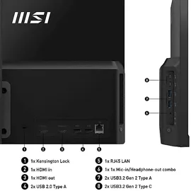 MSI Modern AM272P 1M All-in-One-PC 27" Full HD Intel Core 5 120U 5,0 GHz 8 GB RAM 512 GB SSD Intel Arc Graphics Win 11 Pro