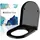 Bernstein WC-Sitz U1002 Schwarz mit LED-Beleuchtung