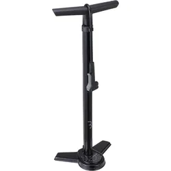 Standpumpe mit Manometer für Presta Dunlop und Schrader AirSteel BFP-27 Schwarz SCHWARZ No Size