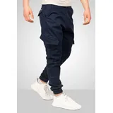 Alessandro Salvarini AS274 Cargohose Dunkelblau 36 34