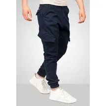 Alessandro Salvarini AS274 Cargohose Dunkelblau 36 34