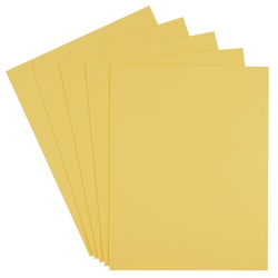 VBS Moosgummi, 40 cm x 30 cm, 5 Stück gelb