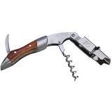 Le Creuset Kellnermesser, Entfernung von Weinkorken, Holz/Edelstahl, Silber, WT110W