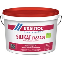 Silikatfarbe Silikat Fassade weiß 5l Krautol