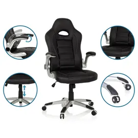 HJH Office Game Sport Kunstleder Schwarz
