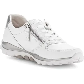 Gabor Sneaker Low Damen Weiß/Silber 41