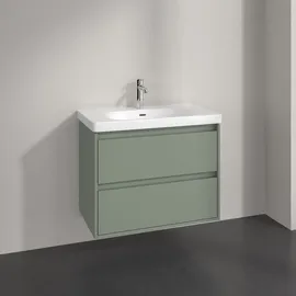 Villeroy & Boch Waschtischunterschrank 2 Auszüge 77,2 x 59,6 x 43,9 cm Soft Green