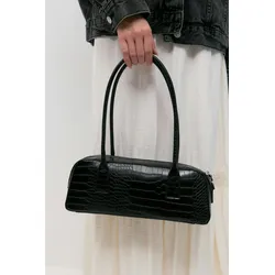 Gina Tricot - Shoulder bag - handtaschen - Schwarz - ONESIZE - Dame - Schwarz - ONESIZE