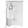 Innostyle Stauraumschrank Jasmin 93 x 150 x 42 cm Weiß