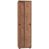 VCM Büroschrank Aktenschrank Ulas 5fach 49 x 38 cm – 2 Jahre Gewährleistung - mind. 14 Tage Rückgaberecht - Braun