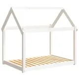 vidaXL Hundebett 111 x 80 x 100 cm weiß