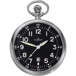 Dugena Herren Taschenuhr 4288289-1, GRAU