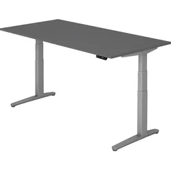 bümö elektrisch höhenverstellbarer Schreibtisch 200x100 cm mit Memory-Steuerung - Design Schreibtisch höhenverstellbar elektrisch, elektrischer
