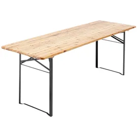 Oviala Biertisch und Bänke 220 x 0 x 0 cm Braun