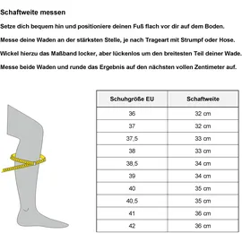 CAPRICE Stiefel in klassischer Linie, XS Schaft, Gr. 38,5