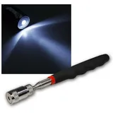 MC-POWER MCP 1533538 - Pick-Up Werkzeug mit Magnet und LED, Telekop 19-80 cm