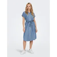 Only Jeanskleid Freizeitkleid Blau M