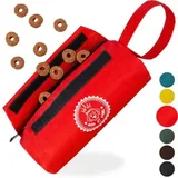 HUND IST KÖNIG HUND IST KÖNIG® Futterbeutel Hunde - Dummy Hundetraining geeignet für alle Rassen - Leckerlibeutel inkl. Trainings-eBook - Dummy Hund für die Hundeerziehung - Futterdummy Hunde mit Schlaufe