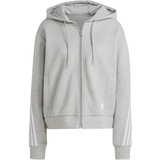 adidas IB8511 W FI 3S FZ Sweatshirt Damen medium Grey Heather Größe S