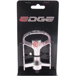 Edge MTB/Trekking Pedalset Luxus Aluminium Silber EINHEITSGRÖSSE