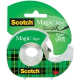 3M Scotch Klebefilm Magic 810, unsichtbar, 19 mm x 30 m Kerndurchmesser: 25 mm, inkl.