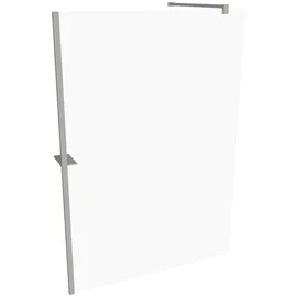 Hüppe Select+ Seitenwand alleinstehend, 8mm - silber matt