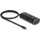 DeLock 4 Port USB 10 Gbps Hub USB-C® Stecker Schwarz