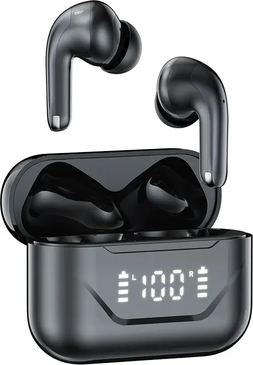 FITTEK Intelligente Übersetzer-Ohrhörer – Drahtlose Bluetooth 5.4 Kopfhörer mit 13mm Treiber, Dual-Geräte-Verbindung, Smart Touch, Echtzeit-Zwei-Wege-Übersetzung