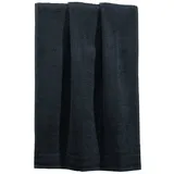 Erwin Müller Handtuch Handtuch "Heidelberg", Frottier, Walk-Frottier Uni schwarz 50 cm x 100 cm
