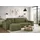 kaiser möbel Ecksofa mit schlaffunktion und bettkasten, Sofa, L-form, Couch, L-form BEST Poso Dicker Cord, Olive Links