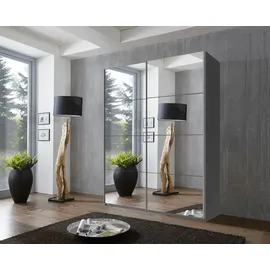 WIMEX Schwebetürenschrank England 180 x 236 x 65 cm Grau