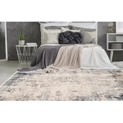 Teppich ARTE ESPINA "Palace 100", bunt (multi, blau), B:80cm H:13mm L:150cm, Polypropylen, Teppiche, Soft Touch, Vintage-Design, dezente Farben