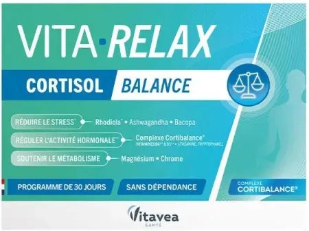 Vitavea Vita-Relax Cortisol Balance Schlaf & Stress 30 Kapseln
