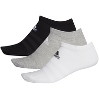 Adidas Light Low Cut Socken 3er Pack - weiß/grau/schwarz 46-48