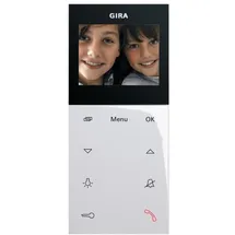Gira Wohnungsstation Video AP Plus 1239 03 weiß glänzend