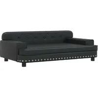 vidaXL Kindersofa Schwarz 90x53x30 cm Kunstleder