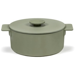 Serax - Surface Gusseisentopf mit Deckel, 2 Liter, grün