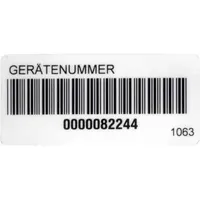 Beha-Amprobe Beha Amprobe Aufkleber 1063D Barcode-Aufkle, Messtechnik, Weiss
