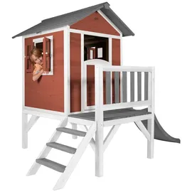 Axi Spielhaus Lodge XL Rot Holz