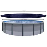 Quick Star Poolabdeckung Schwarz Ø 610 cm
