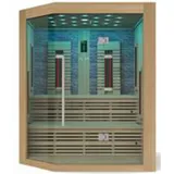 Sano Infrarotsauna KIRUNA Infrarotkabine 3-4 Person 9 Strahler 3300 W Sauna