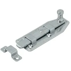 Vormann Fensterriegel L.80mm B.30mm Form ger.STA blau verz.